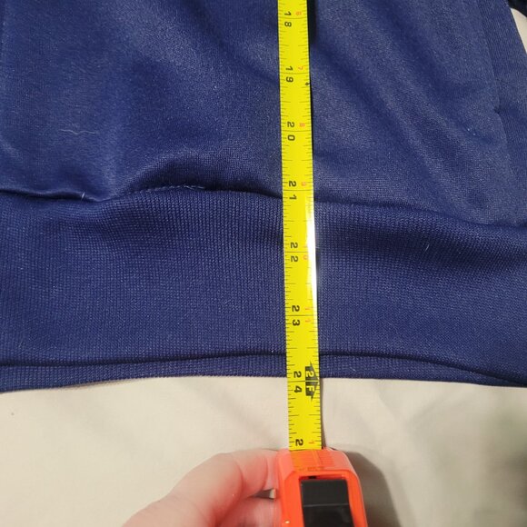 Vintage Spalding Track Polyester Jacket Red White Blue Grey Size M - Picture 5 of 8